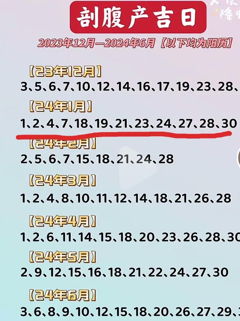 2025年剖腹产吉日查询表 2025剖腹产吉日查询表一览万年历